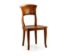 Silla de madera kipas colonial Star