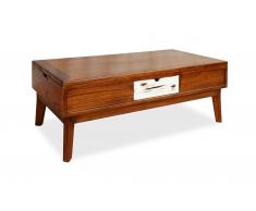 Mesa de centro elevable Nordic 2 cajones