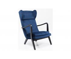 Sillon relax velvet azul Silence