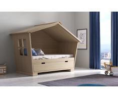 Cama infantil 1 cama 2 aguas Casita