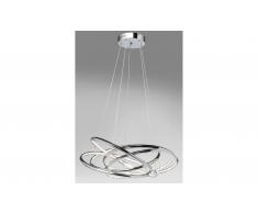 Lampara de techo Saturn LED cromo grande