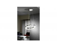 Lámpara de techo colgante LED Cromo