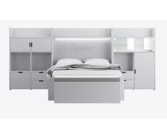 Dormitorio infantil Cayetana con cama nido y 2 cajones