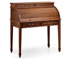 Bureau grande con persiana y bandeja vintage