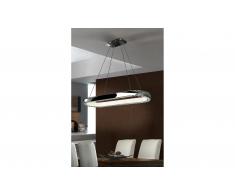 Lámpara colgante LED Star Cromo oval