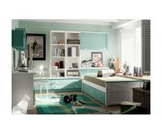 Dormitorio vintage provenzal juvenil Apilable