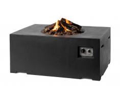 Chimenea rectangular Vesubio de hormigon