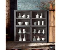 Vitrina 4 puertas industrial Loft