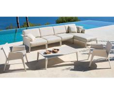 Sofa de jardin Kolima con chaise Longue