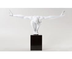 Escultura atleta blanco