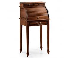 Bureau pequeño con persiana y bandeja vintage