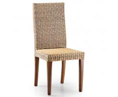 Silla rattán colonial Mónica