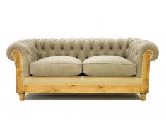 Sofá 2 plazas beige chesterfield Chesire