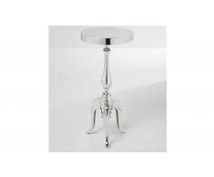 Mesa auxiliar Barocco aluminio 27 cm