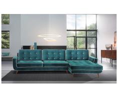 Sofa con chaise longue retro Sterling Cooper