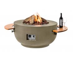Chimenea redonda de hormigon Tambora