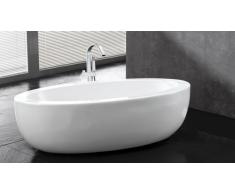 Bañera oval color blanco Basilia