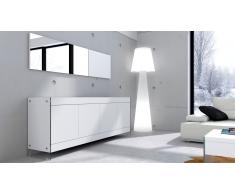 Aparador 4 puertas diseño con pie de cristal - Crystalline