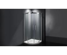 Mampara de ducha de ángulo 90x90 cm - Cinzia