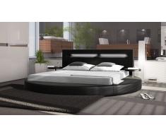 Cama redonda de diseño - Noely - cama con iluminación