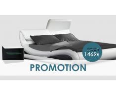 Ear Blanco/Negro 180 cm -Dormitorio completo - OFERTA PROMOCIONAL