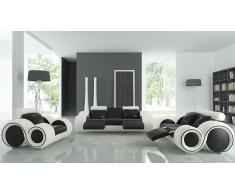 Salón de piel relax – Pierce- sofá 3 plazas + 2 plazas + sillón
