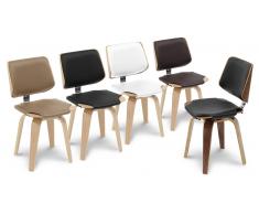 Silla de madera Hambourg bicolor
