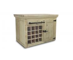 Pequeño islote de cocina - Raymond - aparador de madera