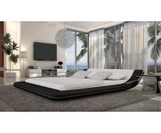 Cama - Pilow - Cama de diseño de piel con iluminación Led