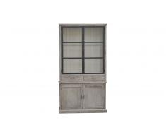 vitrina de madera - Chartier - mueble de almacenaje 4 puert