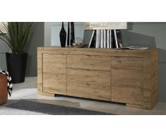 Aparador diseño de madera 2 puertas 3 cajones - Emiliano