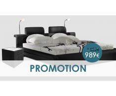 Bianco negro 140cm - Dormitorio completo - OFERTA PROMOCIONAL