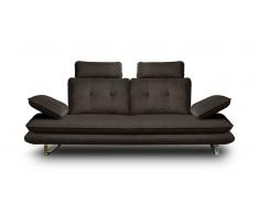 Sofá relax 2 plazas de tela con respaldo modulable - Kosveg