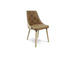 Silla moderna acolchonada Bergame