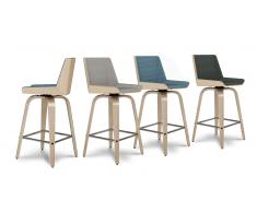 Ackky - Taburete de cocina altura sentada 65 cm