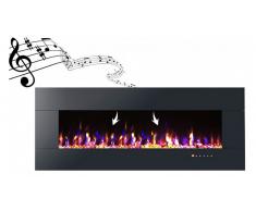 Chimenea eléctrica empotrable 127 cm - Kamin Musica 50