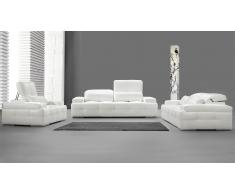 Nobel - Salón de piel, Sofá 3 p. + Sofá 2 p. + Sillón