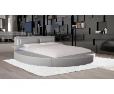 Cama redonda con mesilla y luz incluidas Vonn