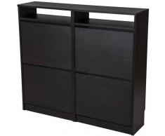 TOPKIT Mueble zapatero Tamesis 54AB Wengué