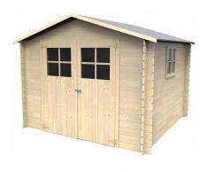 DéCOR ET JARDIN Caseta de madera - Galerna (19 mm, 270 x 270 cm, 7.24 m²)