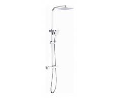 DP GRIFERIA Grifo ducha termos 115x35cm flexo barra+d/c extensible inox