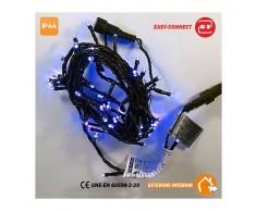 EDM GRUPO Guirnalda Led Easy-Connect Azul IP44 32 - EDM GRUPO