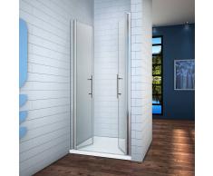 AICA SANITAIRE Mamparas ducha pantalla baño 6mm Easyclean cristal templado 70x195cm