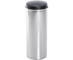 HOMCOM Contenedor papelera cubo basura con sensor detector movimiento