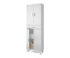 AM ARMARIO DE BAÑO COLUMNA 182X60 BLANCO BRILLO