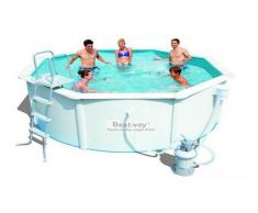 BESTWAY Piscina Chapa Hydrium Poseidon I366X122Cm Depuradora Arena