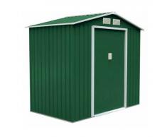 COMERCIAL FERRCASH Caseta Jardin Metalica Verde Natuur 213X127X195