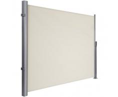 SONGMICS Toldo lateral para balcón y terraza, 180 x 300cm (Altura x Anchura),