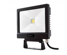GREENICE Proyector de LEDs para Exterior 30W 2700Lm con Detector Movimiento regulable