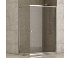 FUTURBAÑO Mampara de ducha Catania angular - 70x90 cm -